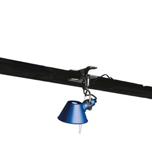 Lámpara Tolomeo Micro Pinza de Artemide acabado azul