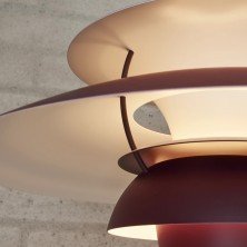 Detalle de las pantallas curvadas de la PH 5 y sistema antideslumbrante