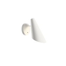 Vista aislada del aplique I.cono 0720 en acabado blanco mate. Aplique de Pared I.cono 0720 – Vibia