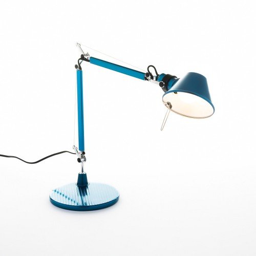 Lámpara de sobremesa Tolomeo Micro en acabado azul