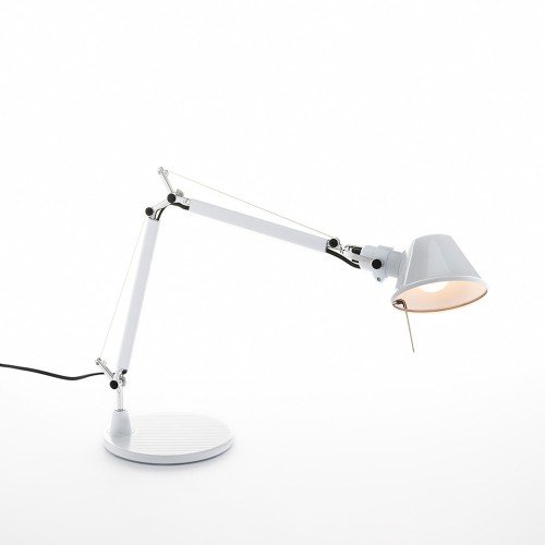 Lámpara de sobremesa Tolomeo Micro en acabado blanco