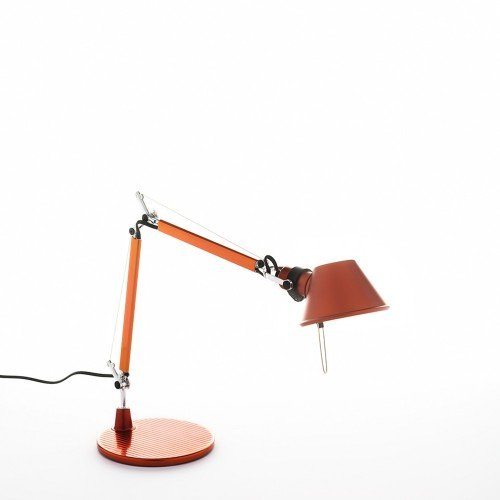 Lámpara de sobremesa Tolomeo Micro en acabado naranja