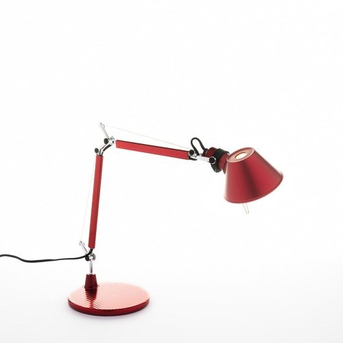 Lámpara de sobremesa Tolomeo Micro en acabado rojo