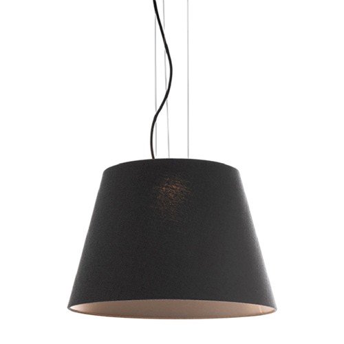 Tolomeo Paralume Outdoor suspensión con pantalla textil negra Tolomeo Paralume Outdoor suspensión con pantalla textil negra