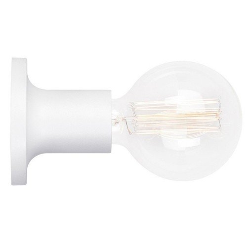 Aplique Punt de Carpyen en acabado blanco sin interruptor