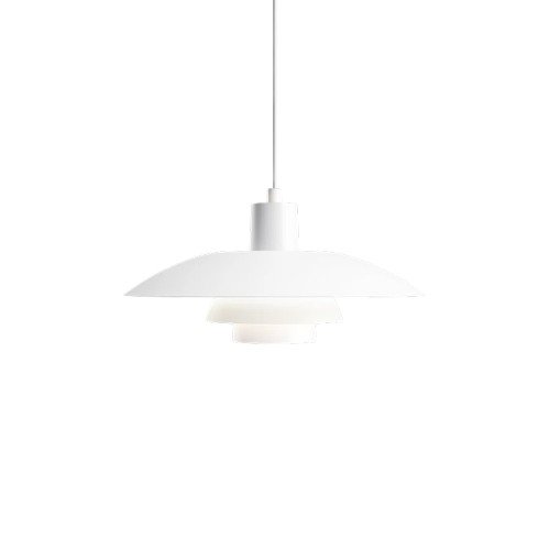 Lámpara colgante PH 4/3 Louis Poulsen blanca diseño clásico escandinavo