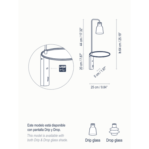 Drip/Drop A/03 - Bover Apliques Pared - 1