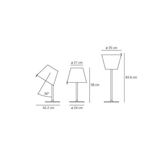 Melampo Notte sobremesa - Artemide